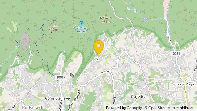 Position: Teškovec, Grad Zagreb - Land