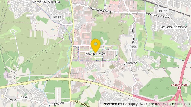 Position: Novi Jelkovec, Grad Zagreb - Land