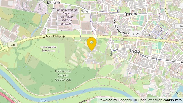 Position: Savska Opatovina, Grad Zagreb - Terrain