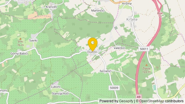 Poloha: Buroli, Istarska - Dům