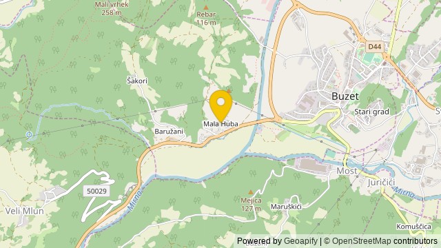 Poloha: Mala Huba, Istarska - Pozemok