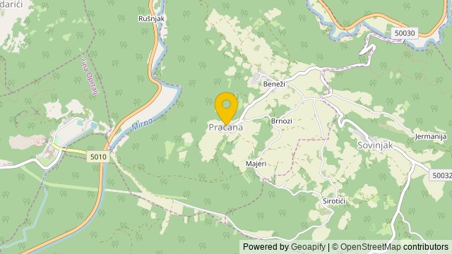 Position: Pračana, Istarska - Land