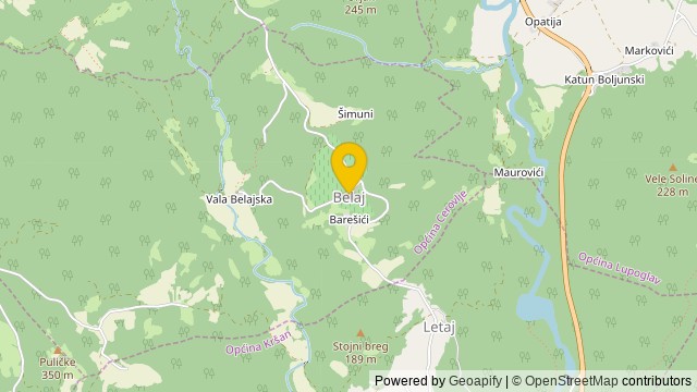 Lokalizacja: Belaj, Karlovačka - Działka