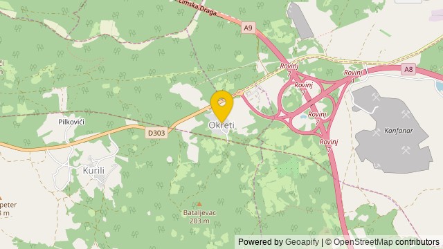 Posizione: Okreti, Istarska - Terreno