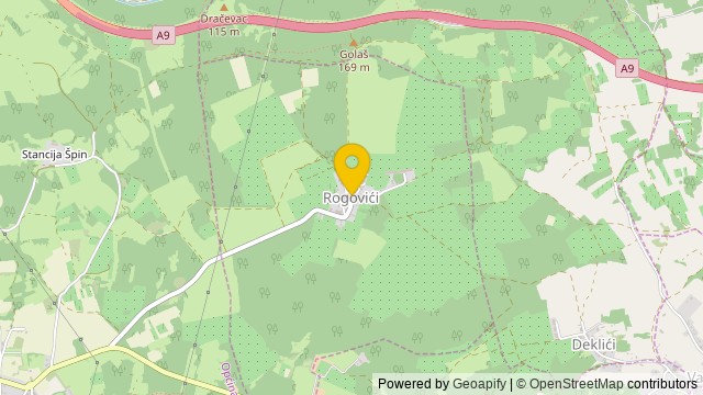 Position: Rogovići, Istarska - Terrain