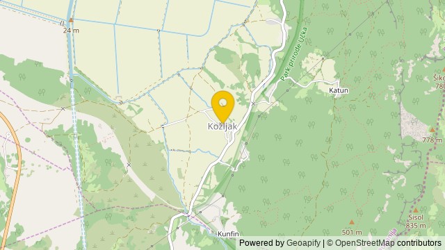 Položaj: Kožljak, Istarska - Zemljište