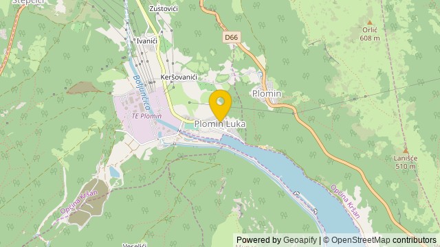 Poloha: Plomin Luka, Istarska - Pozemek