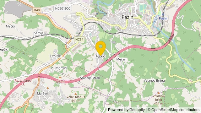 Ort: Foškići, Istarska - Grundstück