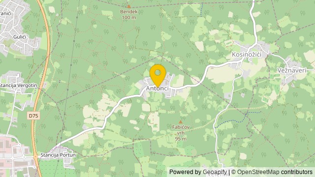 Position: Antonci, Istarska - Maison