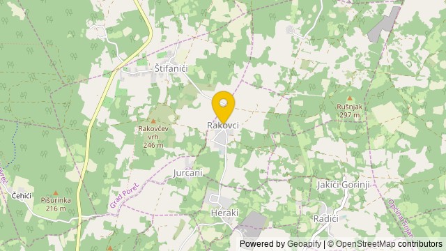 Ort: Rakovci, Istarska - Grundstück