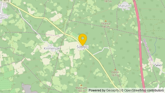 Position: šušnjići, Istarska - Terrain