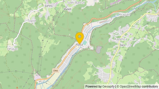 Position: Raša, Istarska - Terrain