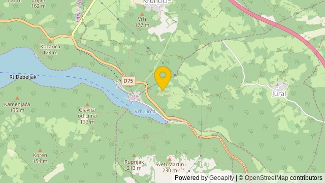Position: Gradina, Istarska - Terrain