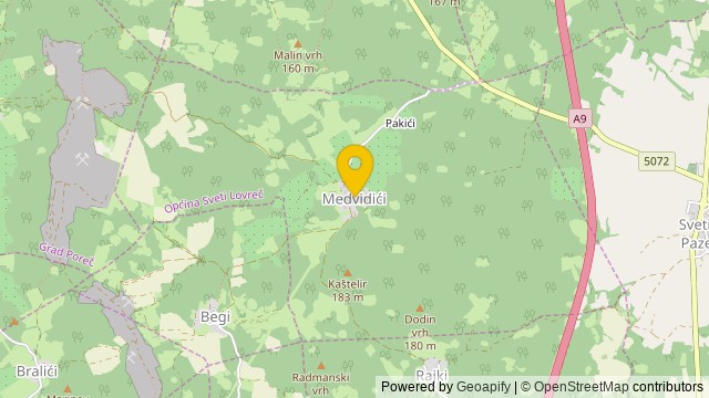 Position: Medvidići, Istarska - Terrain