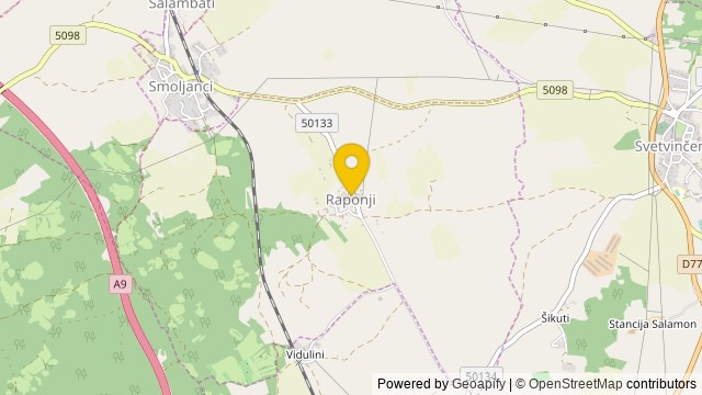 Položaj: Raponji, Istarska - Zemljište