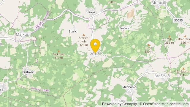 Position: žužići, Istarska - Land