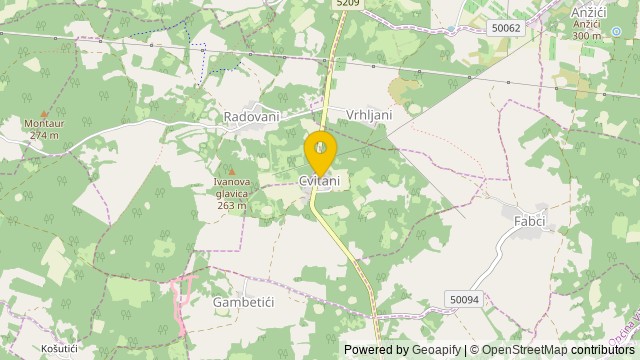 Position: Cvitani, Istarska - Land