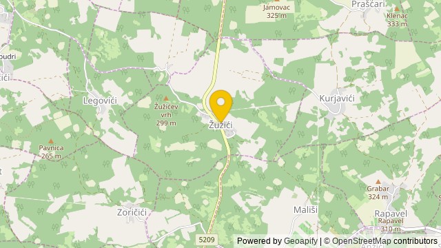 Position: Žužići, Istarska - Land