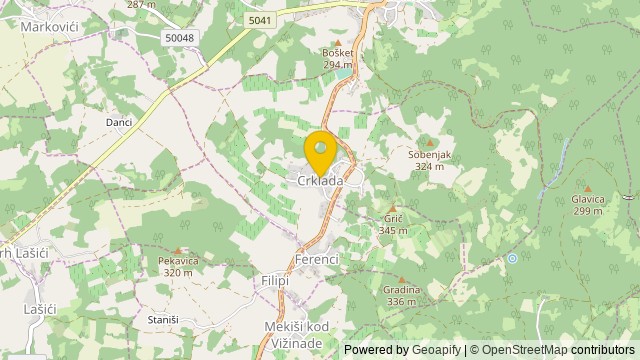 Position: Crklada, Istarska - Terrain