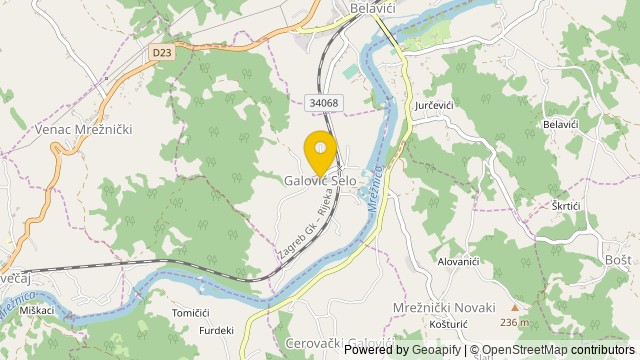 Position: Galović Selo, Karlovačka - Land