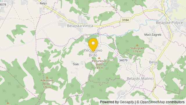 Poloha: Pećurkovo Brdo, Karlovačka - Pozemek