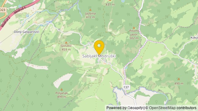 Lokalizacja: Sabljaki Modruški, Karlovačka - Działka