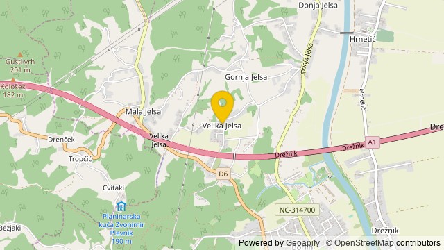 Položaj: Velika Jelsa, Karlovačka - Parcela