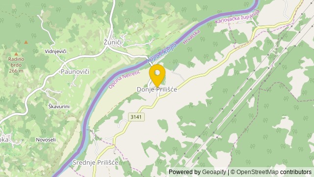 Lokalizacja: Donje Prilišće, Karlovačka - Działka