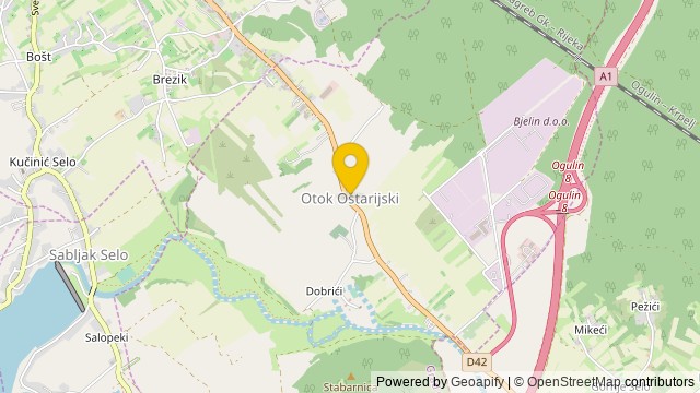Ort: Otok Oštarijski, Karlovačka - Grundstück