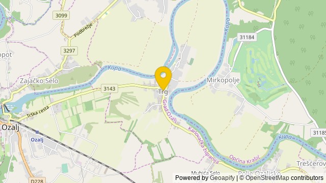Position: Trg, Karlovačka - Terrain