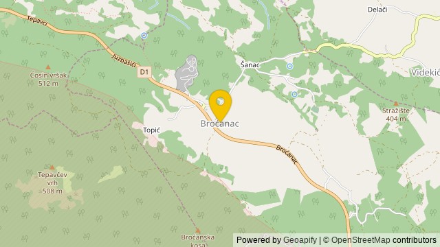 Position: Broćanac, Karlovačka - Terrain