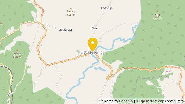 Position: Lička Jesenica, Karlovačka - Maison