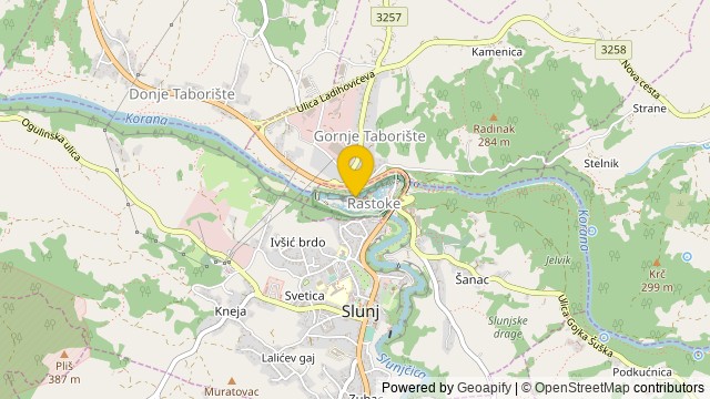 Posizione: Rastoke, Karlovačka - Terreno