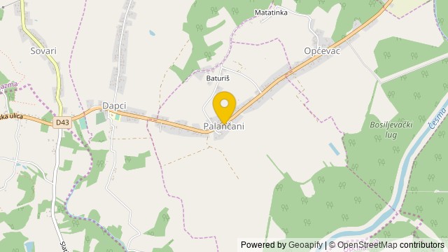 Položaj: Palančani, Bjelovarsko-bilogorska - Parcela