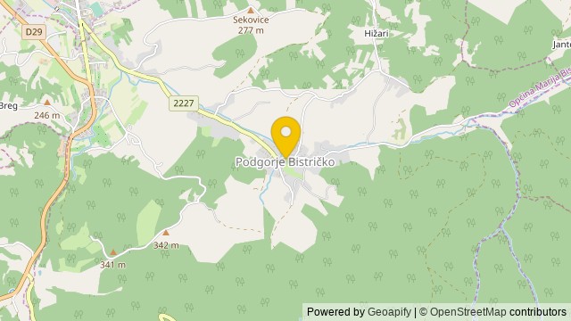 Lokalizacja: Podgorje Bistričko, Krapinsko-zagorska - Działka