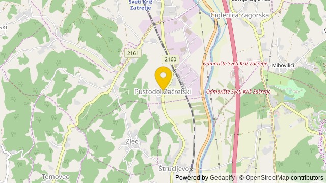 Posizione: Pustodol Začretski, Krapinsko-zagorska - Terreno