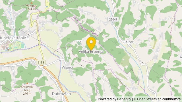 Položaj: Velika Erpenja, Krapinsko-zagorska - Zemljište