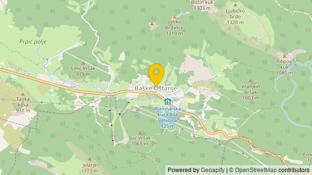 Položaj: Baške Oštarije, Ličko-senjska - Parcela
