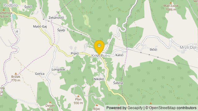 Position: Krivi Put, Ličko-senjska - Land