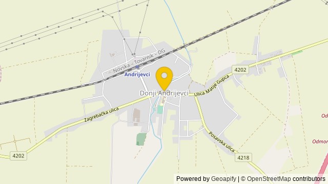 Position: Donji Andrijevci, Brodsko-posavska - Terrain
