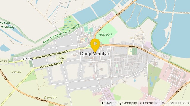 Ort: Donji Miholjac, Osječko-baranjska - Gewerbefläche