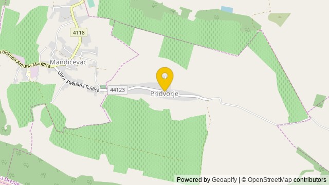 Položaj: Pridvorje, Osječko-baranjska - Parcela