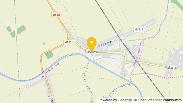 Position: Laslovo, Osječko-baranjska - Terrain