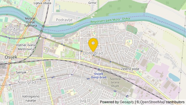 Poloha: Donji Grad, Osječko-baranjska - Pozemek