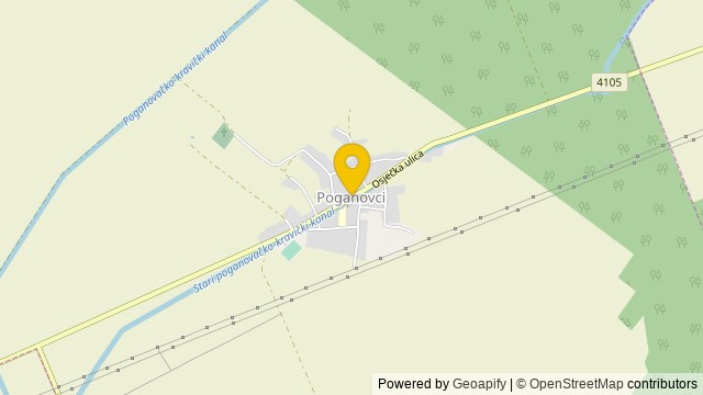 Poloha: Poganovci, Osječko-baranjska - Komerční