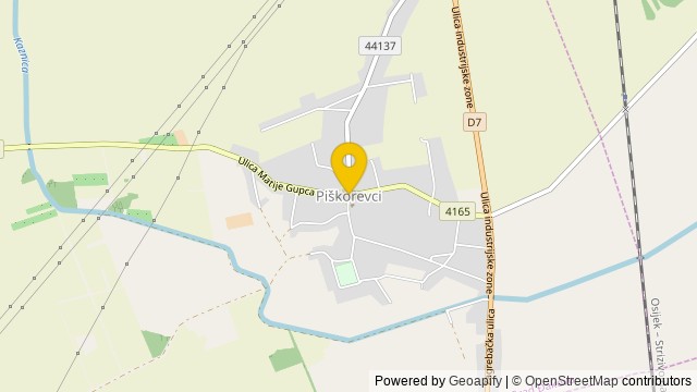 Position: Piškorevci, Osječko-baranjska - Terrain