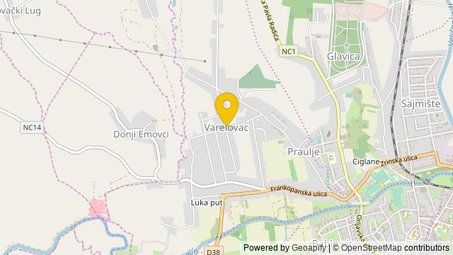 Position: Varelovac, Požeško-slavonska - Terrain