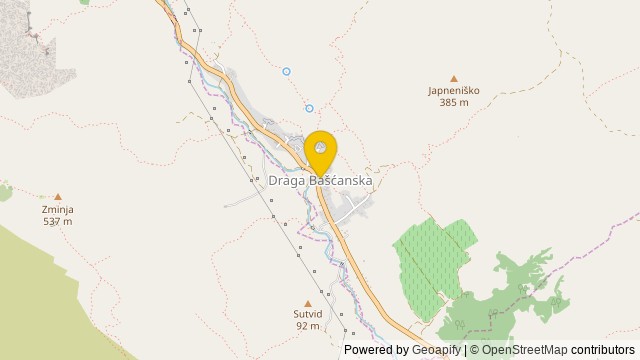 Ort: Draga Bašćanska, Primorsko-goranska - Haus