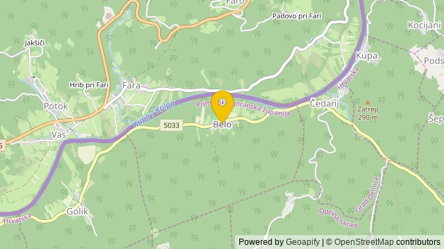 Position: Belo, Primorsko-goranska - Land