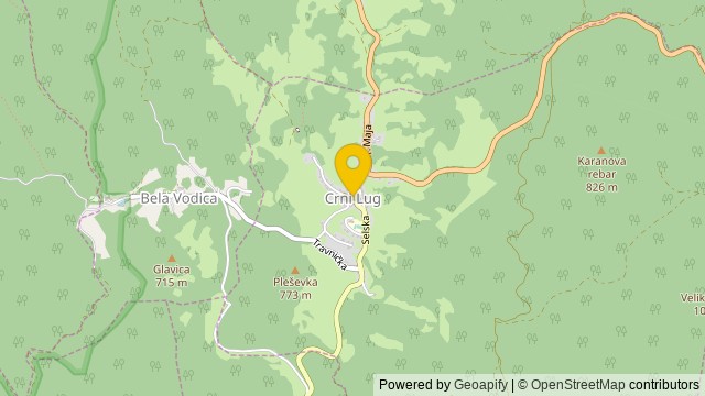Position: Crni Lug, Primorsko-goranska - Land